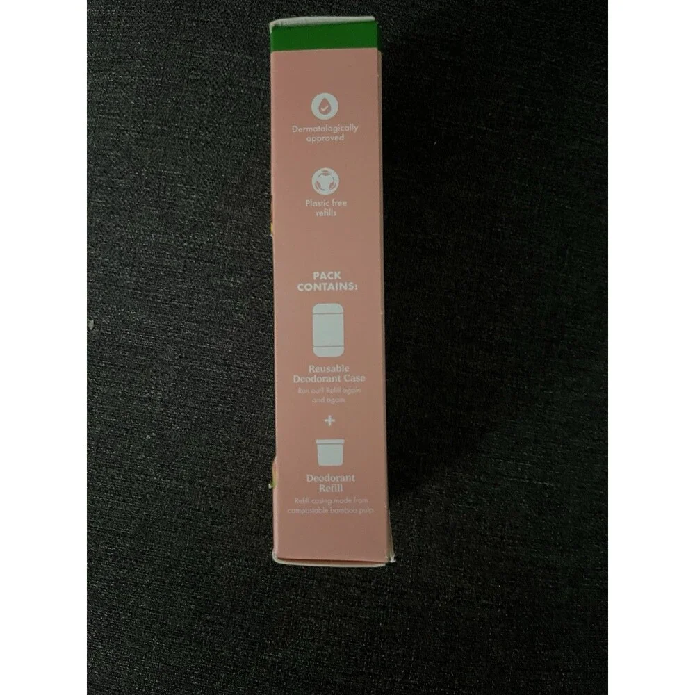 Wild Refillable Deodorant Juicy Mango  1.4 oz Vegan case and 1 refill starter